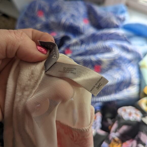 Rare Victoria's Secret Fairy Gardens Bustier Top Size 36C Pink Ruffle - Picture 3 of 9